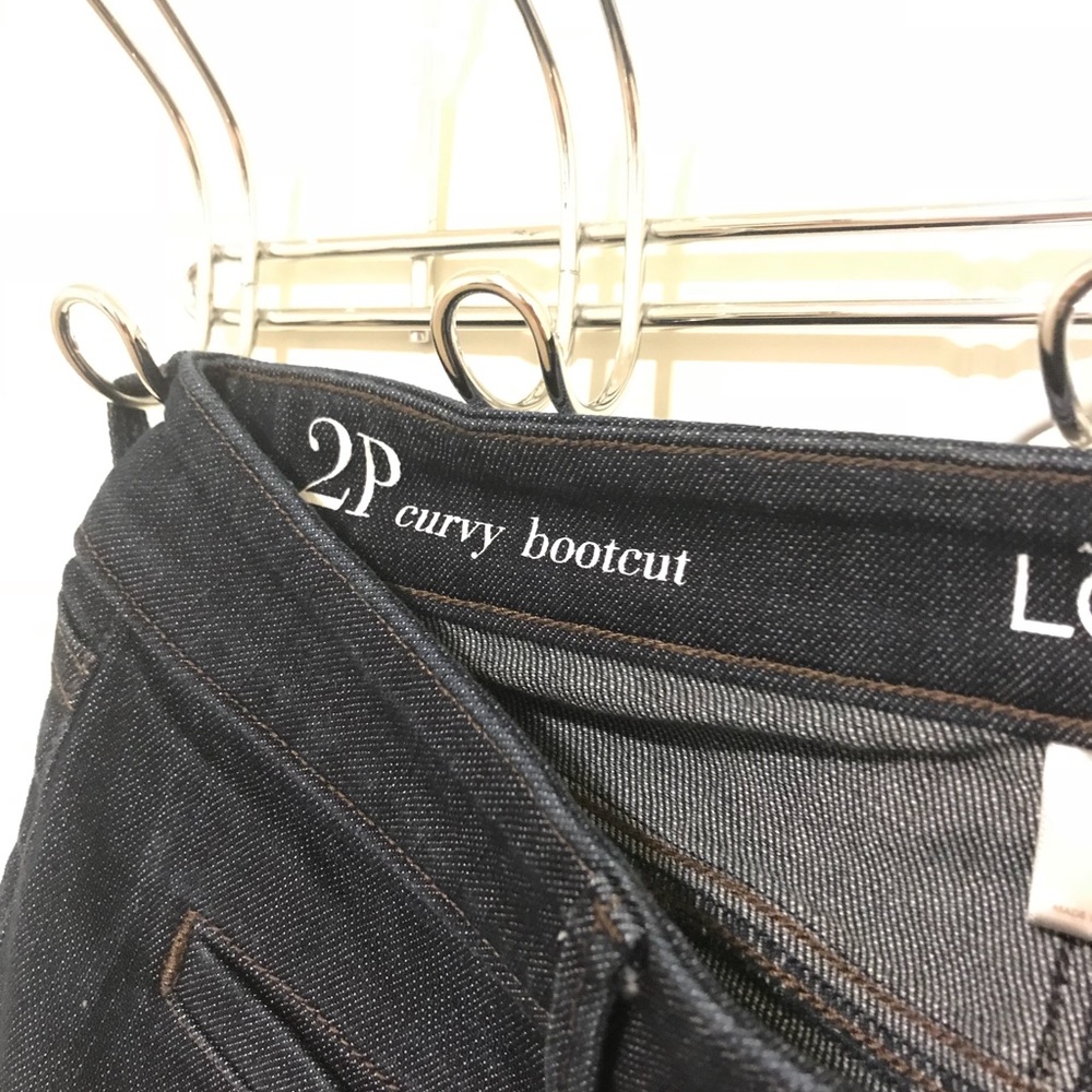 LOFT Curvy Boot Cut Jeans